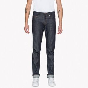 Naked & Famous Men's Jeans SuperSkinny Guy Stretch Selvedge TAG SZ 33 Waist 36”